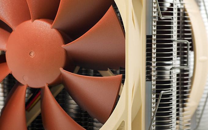 What are the advantages of axial flow cooling fans?